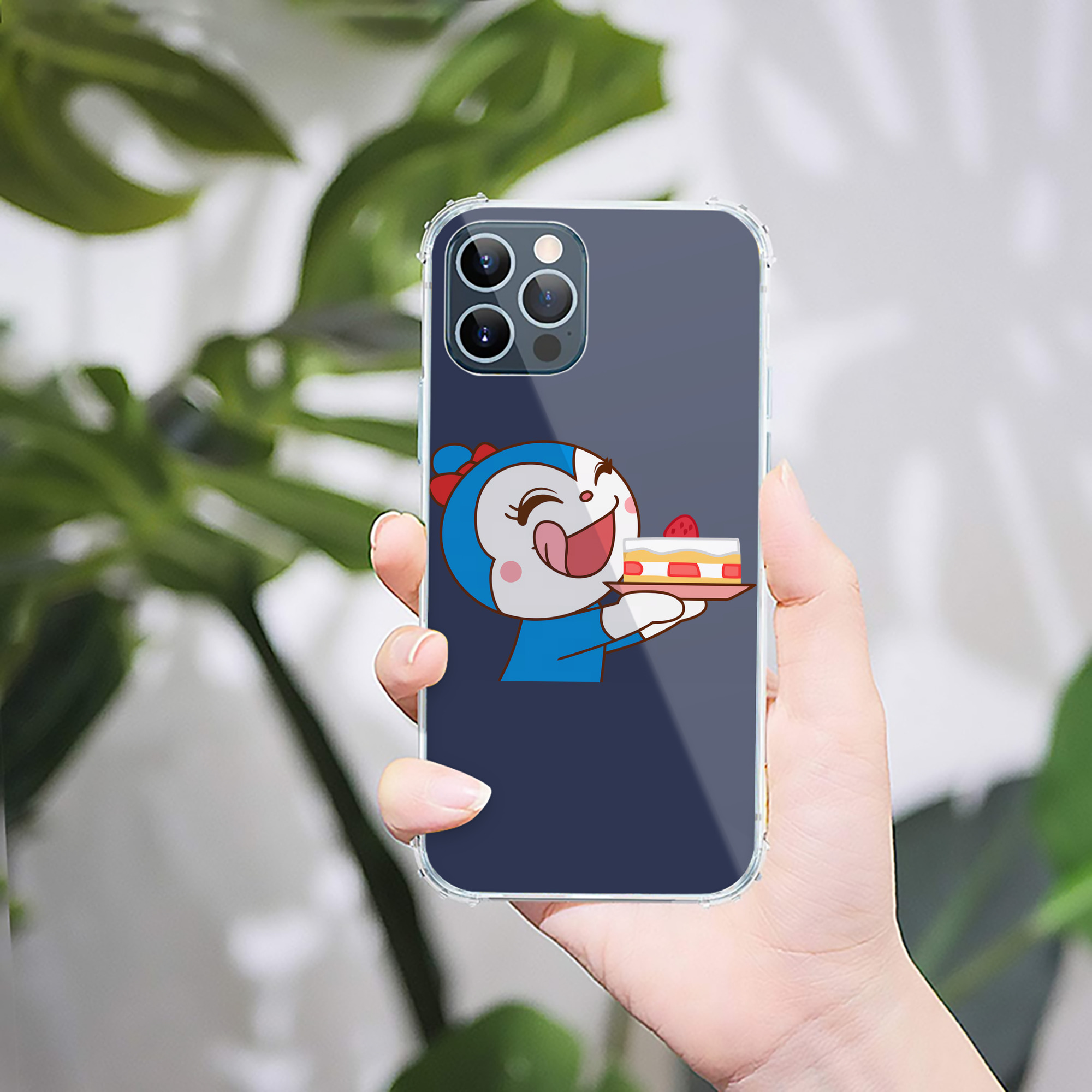 （画像用） アンパンマン Anpanman 【iPhone 12シリーズ対応】透明スマホケース（クリアソフトケース）